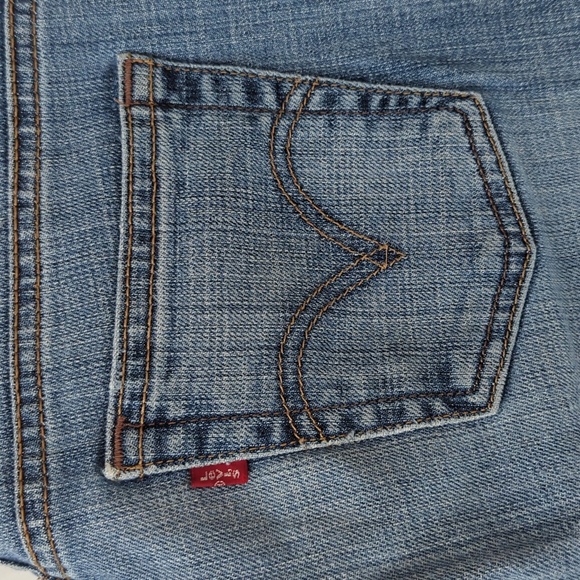 Levi's 515 Boot Cut Jeans 4M Blue Pockets - Picture 9 of 16